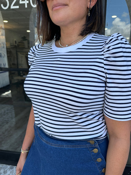 BRINNY PUFF SLEEVE  TSHIRT