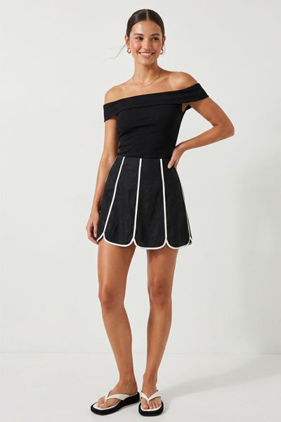 PIPPA LINEN SKORT