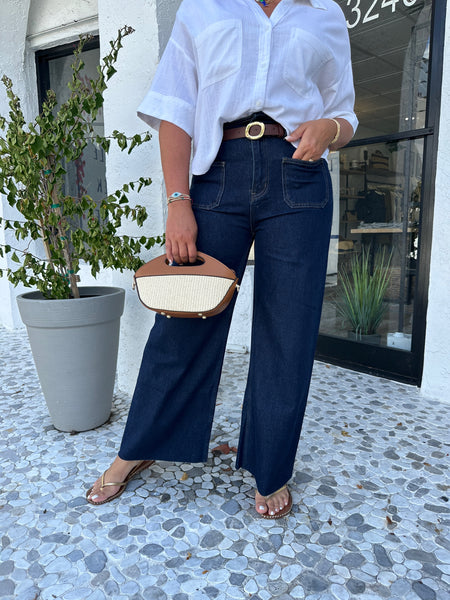 DEXTER HIGH RISE MARINE POCKET JEAN