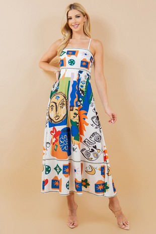 SOL MIDI DRESS