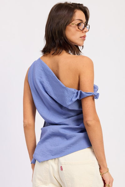 DESIREE ASYMMETRICALSHOULDER TUNIC TOP