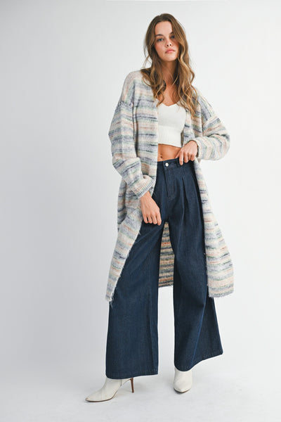 SOPHIA LONG CARDI WITH POCKETS