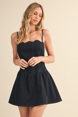 STASSY DARK DENIM MINI