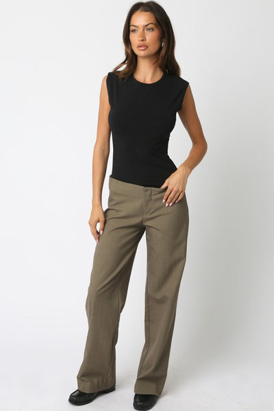 AUDRINA SLEEVELESS BODYSUIT