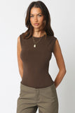 AUDRINA SLEEVELESS BODYSUIT