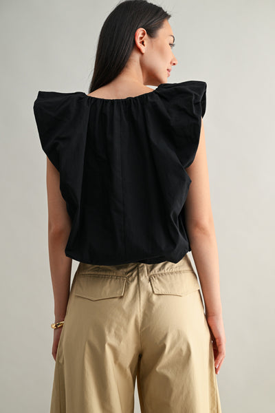 PAULINE POPLIN TOP