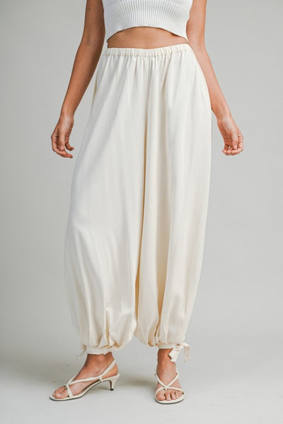 EMMA BALLOON PANT WITH ANKLE TIE