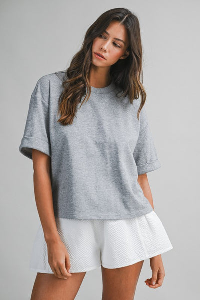 JULIETTE FRENCH TERRY TOP