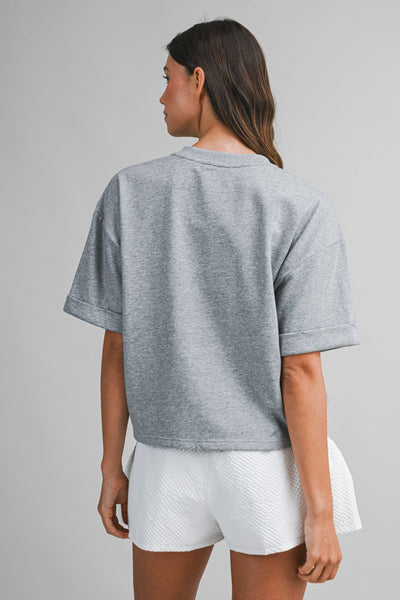 JULIETTE FRENCH TERRY TOP