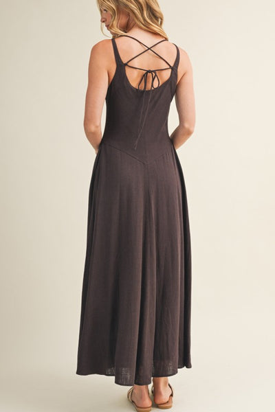 AYLA SCOOP NECK MAXI DRESS