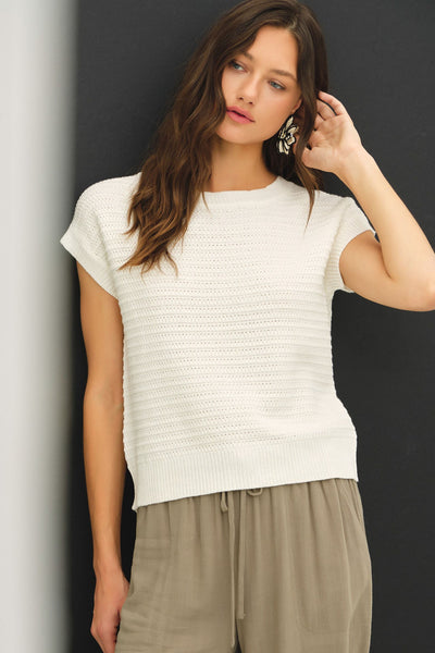 MARISA LIGHTWEIGHT SWEATER TOP