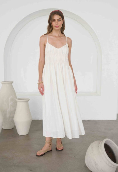 DANI TIERED MIDI DRESS