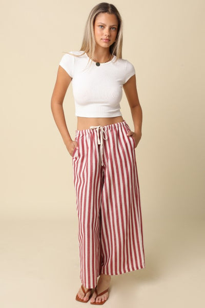 EVIE DRAWSTRING WIDELEG PANT