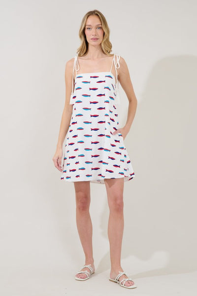 SUNSETSAIL ROPE DETAIL MINI DRESS