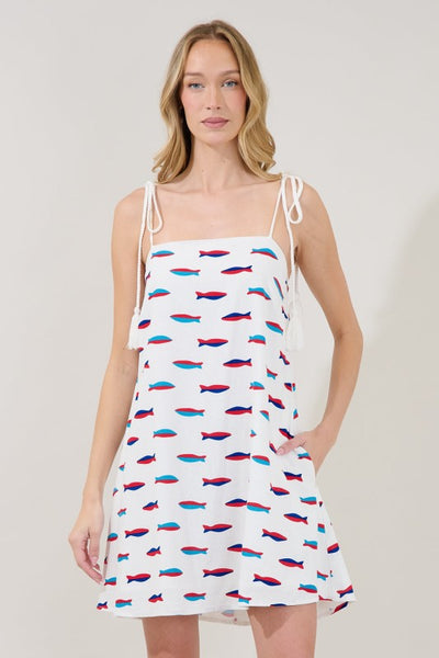 SUNSETSAIL ROPE DETAIL MINI DRESS