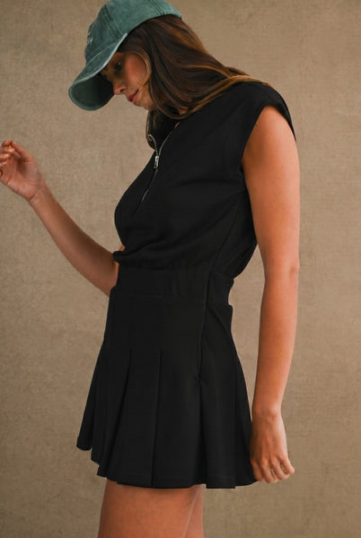 DUNCAN HALF ZIP ROMPER