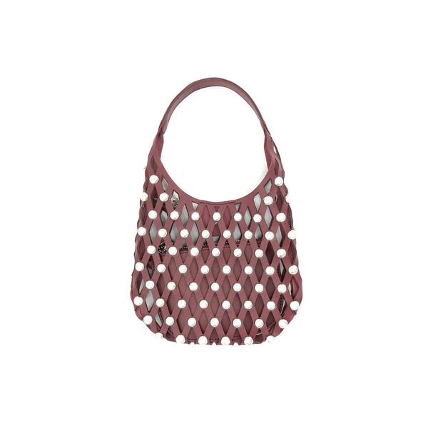JONES STUDDED LATTICE MINI BAG