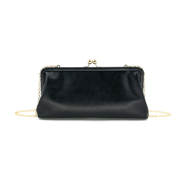 CAMI VEGAN LEATHER CLUTCH