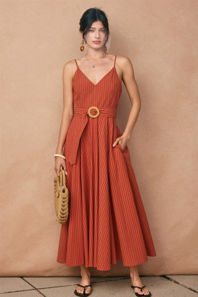 SUNSET LINEN MAXI