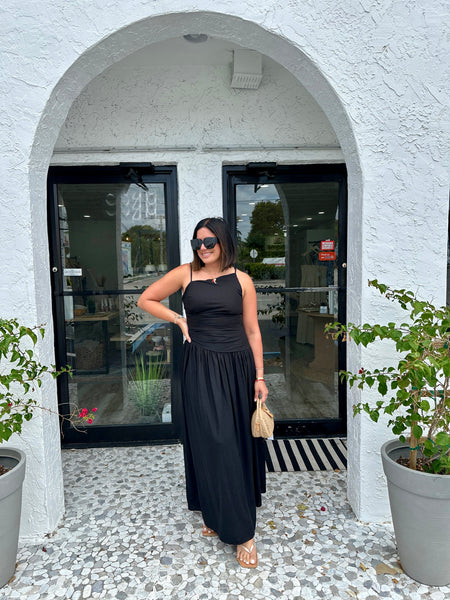 COURTNEY ASYMMETRIC MAXI DRESS