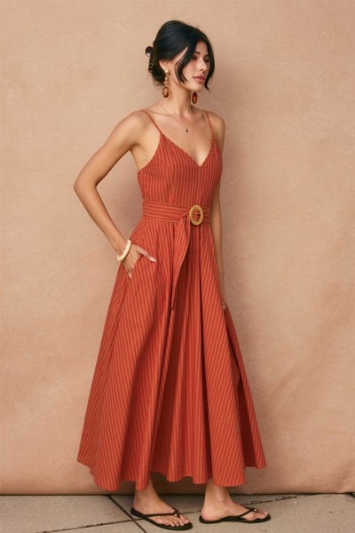 SUNSET LINEN MAXI