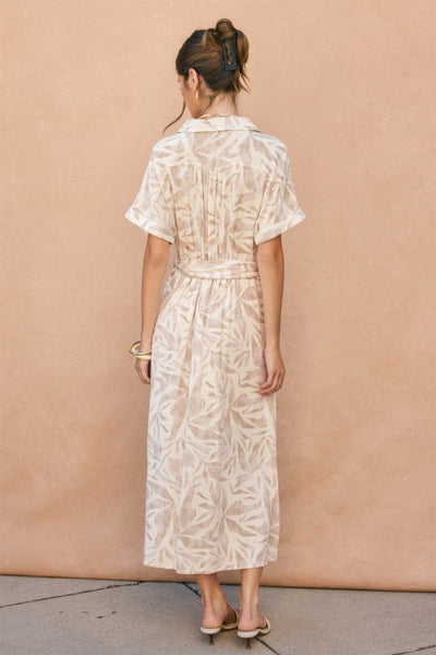 SEASHORE MAXI SHIRT DRESS