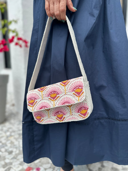 MAUREA BEADED BAGUETTE BAG