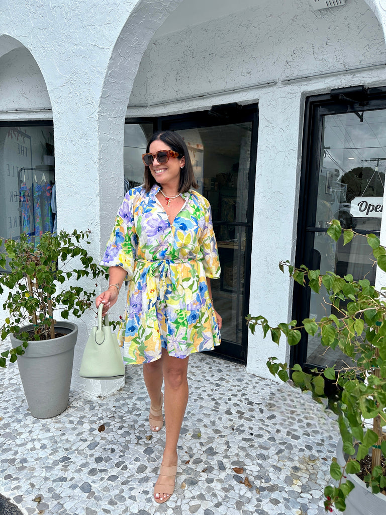 FABLE BLOUSON MINI DRESS