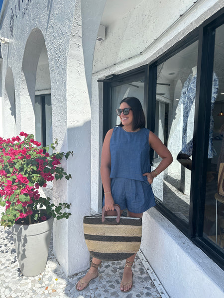 VICKY HIGH WAISTED VEGAN SUEDE MINI SKIRT