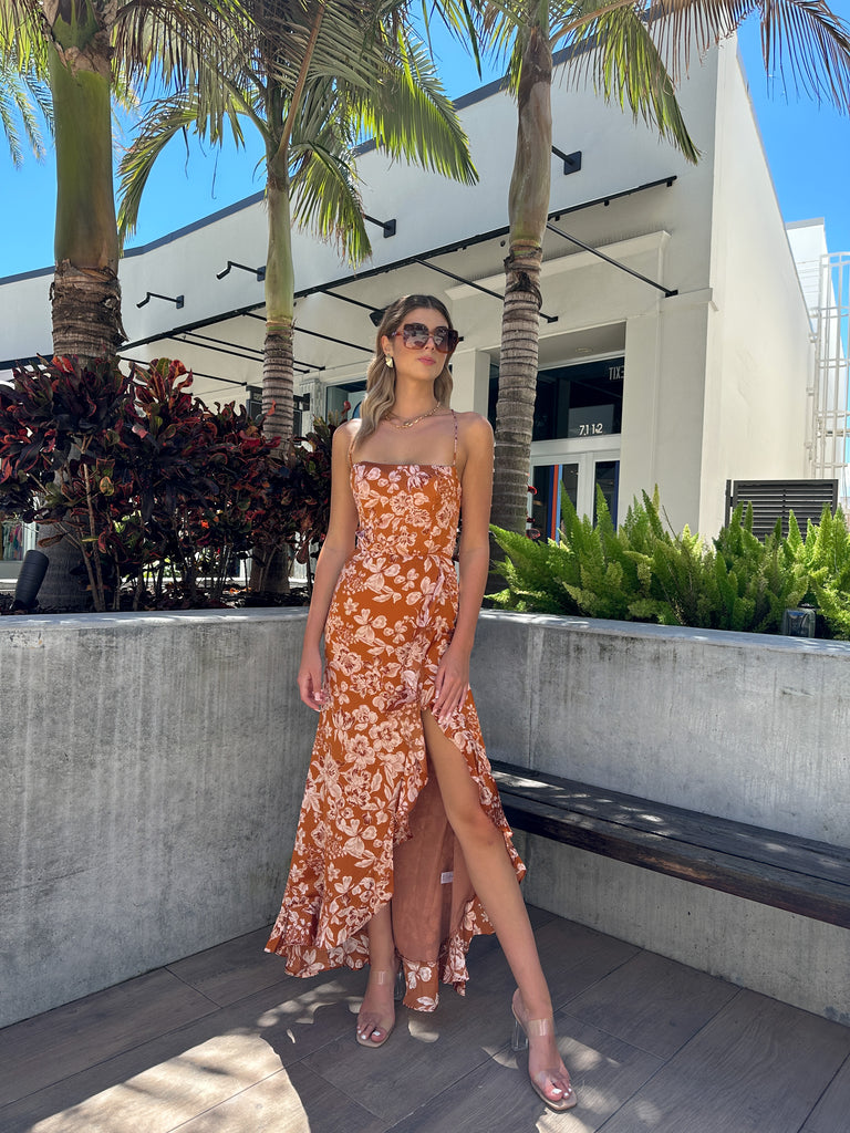 SAHAR FLORAL MAXI DRESS