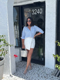 MARILYN LINEN BUTTON DOWN SHIRT