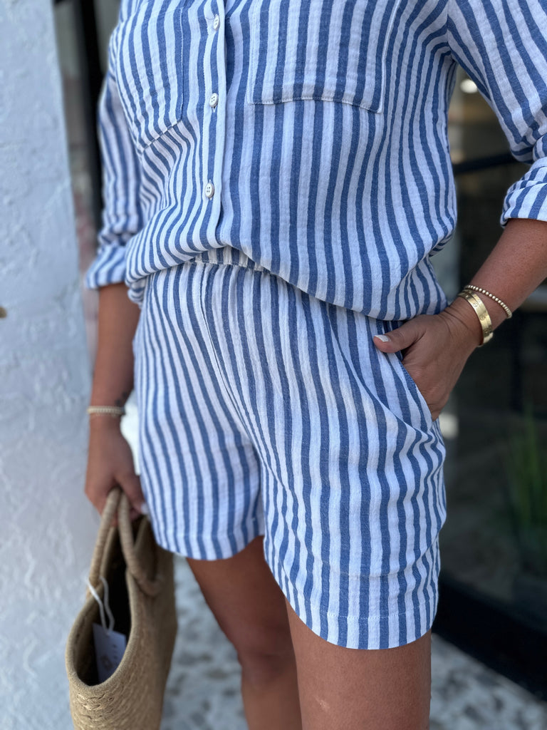 LILLIANA DRAWSTRING GAUZE SHORT