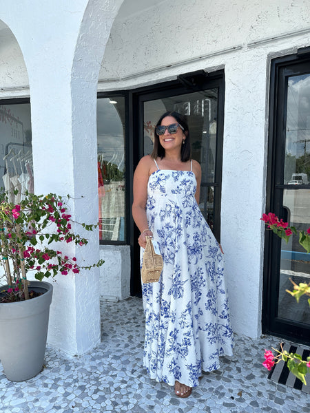 ADORE EMBOSSED OPEN BACK MAXI