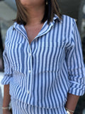 LILIANNA  COTTON GAUZE BUTTON DOWN