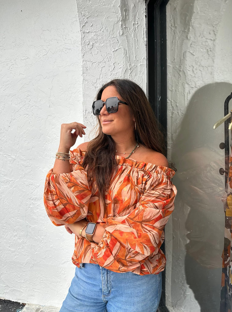GRACY OFF THE SHOULDER BLOUSE