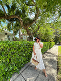 ADDISON FLORAL TEXTURED TOP & MAXI SKIRT SET