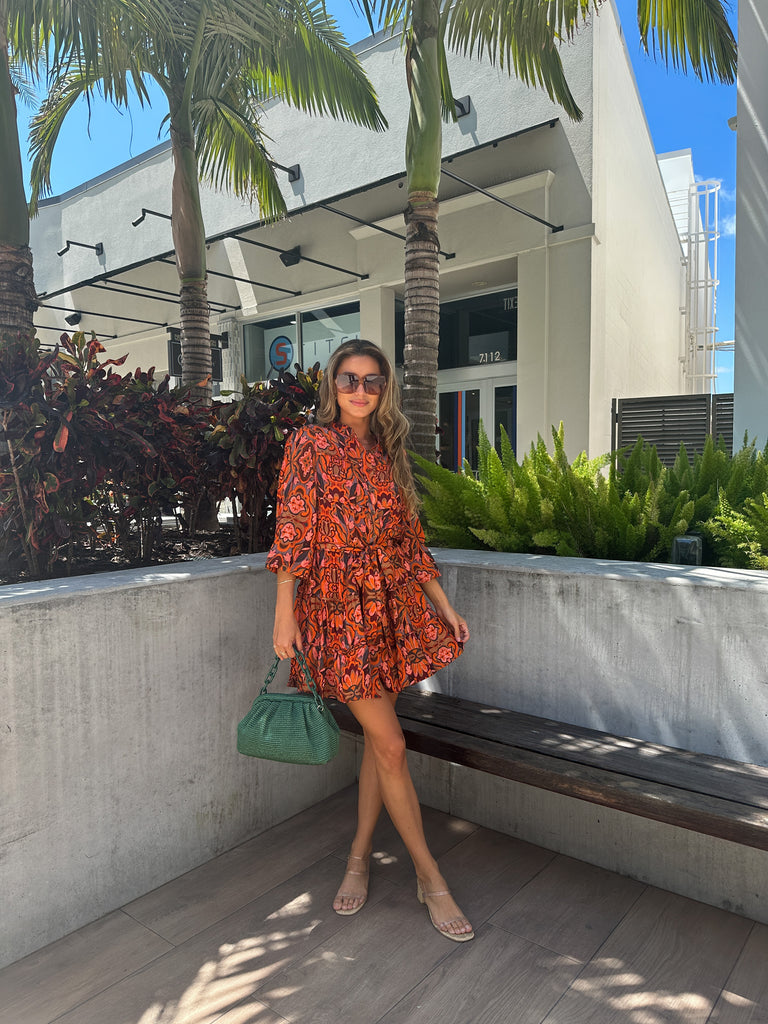 DREW MULTICOLOR MINI DRESS