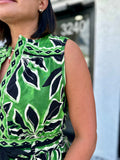 ANNETTE SLEEVELESS MULTICOLORED MIDI DRESS