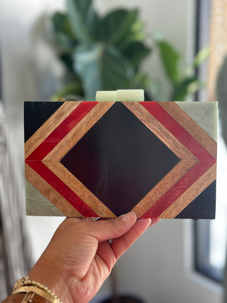 MIA DIAMOND CLUTCH