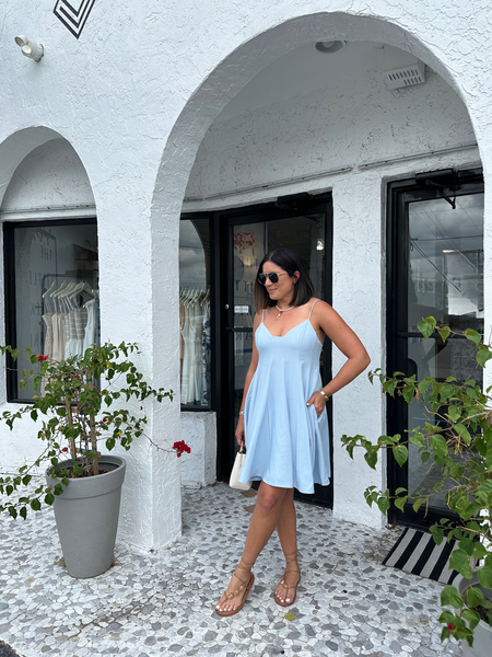 LUCCA STRAPPY MINI DRESS