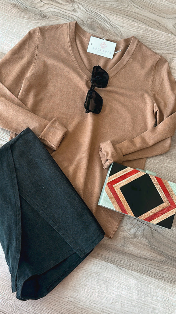 VERA V-NECK SOFT SWEATER