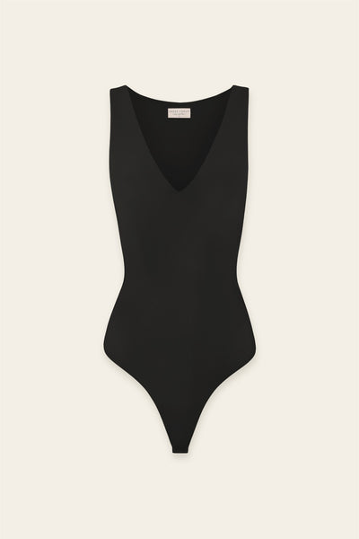 WYATT VNECK DOUBLE LINED BODYSUIT