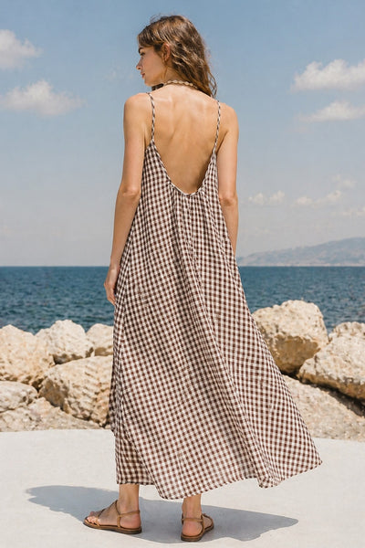 NOEL BACKLESS MAXI DRESS