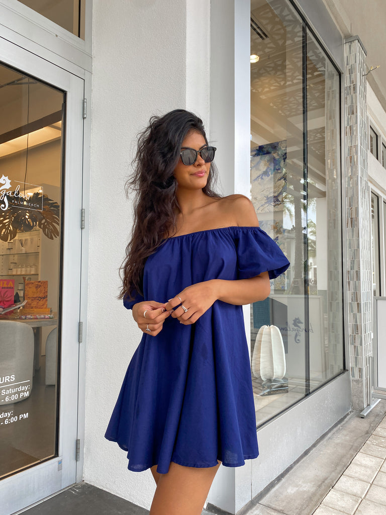 BETH OFF THE SHOULDER MINI DRESS