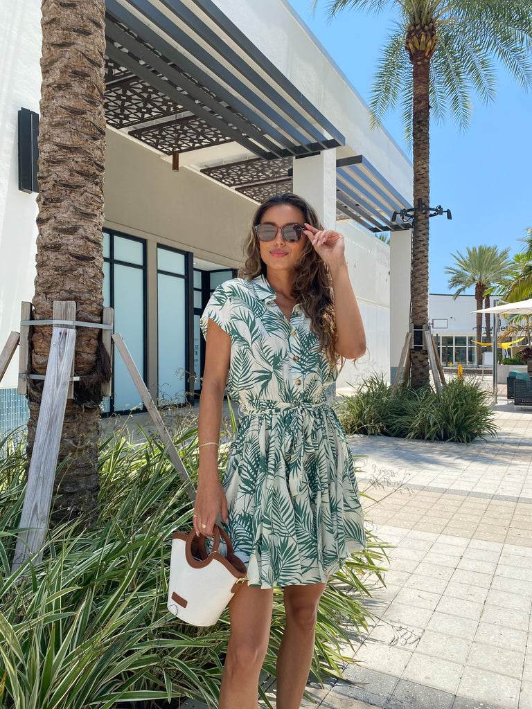 TROPICAL PARADISE MINI DRESS