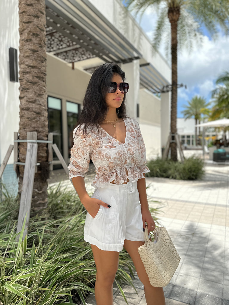 LOU FLORAL TOP
