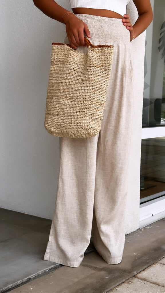 OLIVER RAFFIA BAG