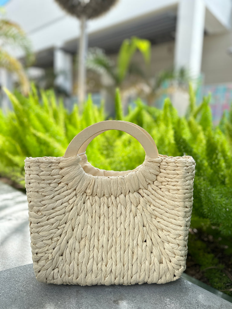 RIANNA WOVEN TOTE