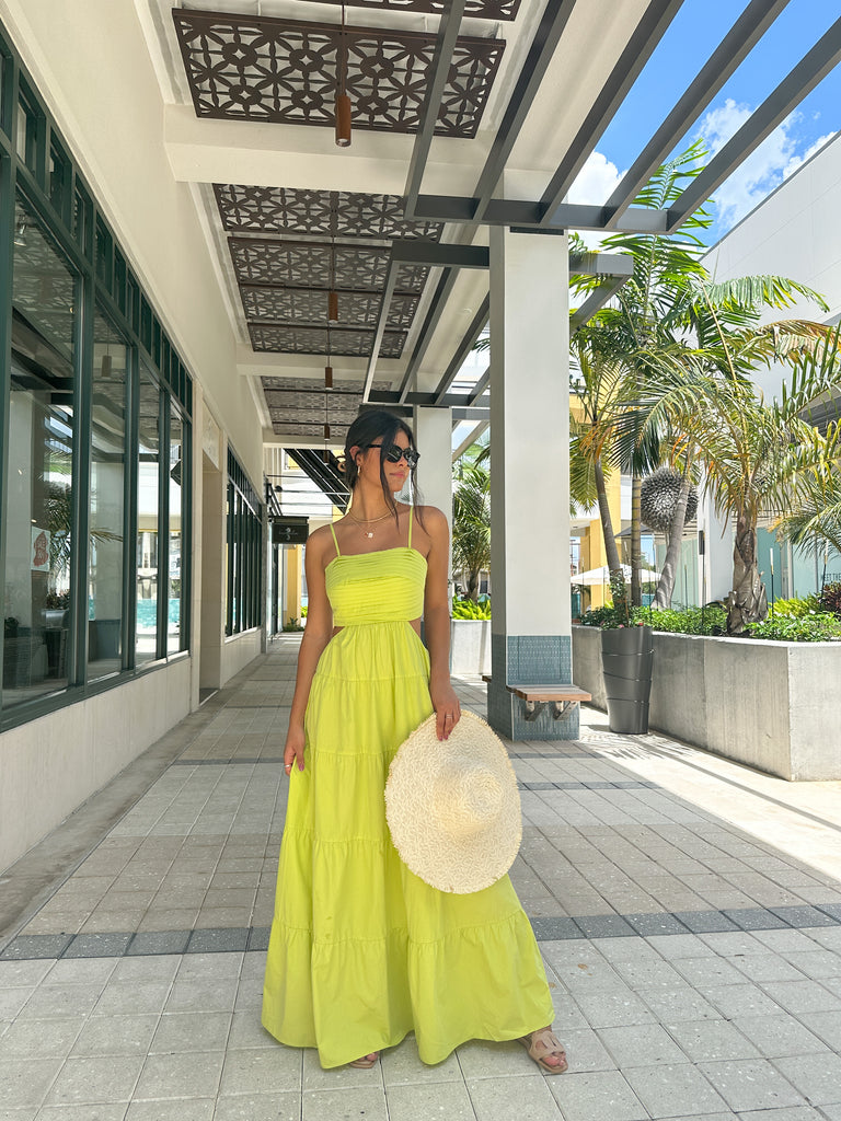 LIMA TIERED MAXI DRESS