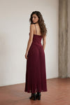 KIARA PLEATED MAXI DRESS